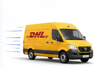 DHL-LKW versendet das Paket