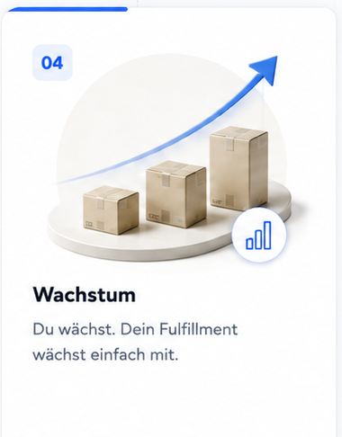 Wachstum mit steigenden Paketen und Pfeil nach oben